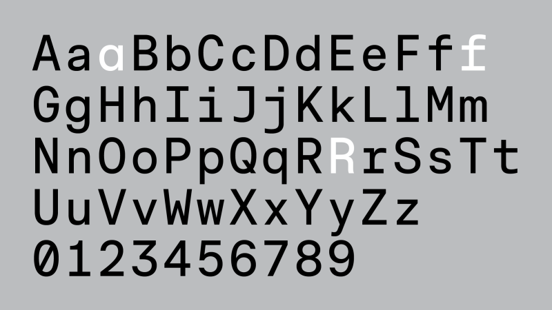 RM Mono Font Family free download preview 1 – Sans Serif Fonts font