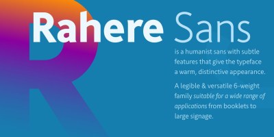 Rahere Sans Font Family free download – Humanist font preview