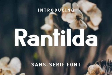 Rantilda Font free download – Branding font preview