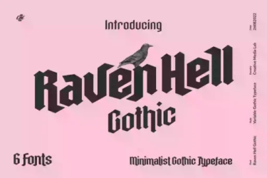 Raven Hell Font free download – Display Fonts font preview