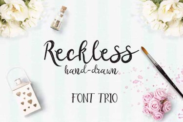 Reckless Font Trio free download – Script And Handwritten font preview