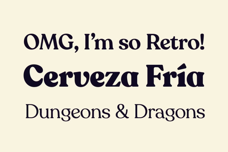 Recoleta Font free download preview 5 – Serif Fonts font