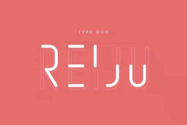 Reiju Font free download – Modern font preview