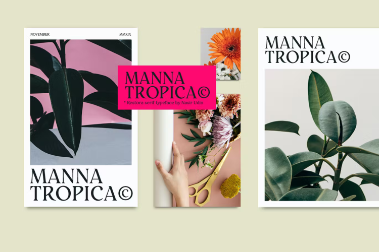 Restora Font free download preview 2 – Serif Fonts font