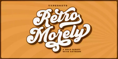 Retro Morely Font Family free download – Script And Handwritten font preview