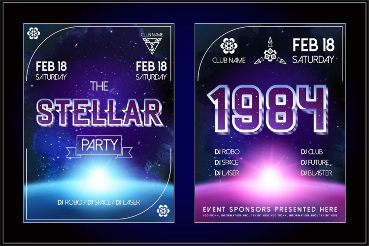 Retrowave Poster Font free download preview 1 – Decorative Fonts font