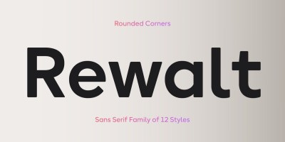 Rewalt Font Family free download – Headlines font preview
