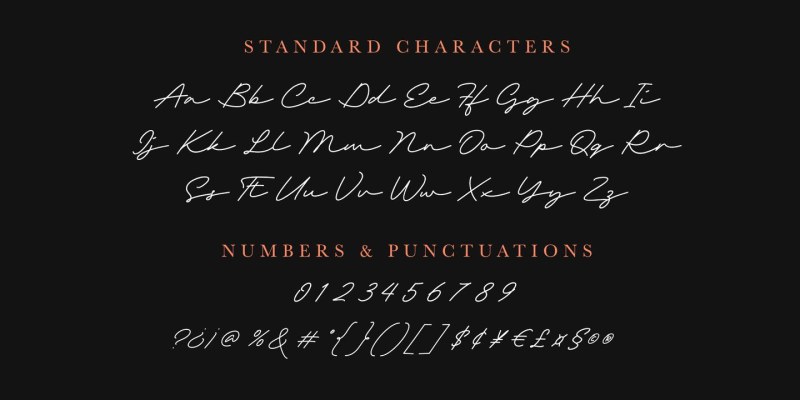 Richard Kailay Font free download preview 6 – Script And Handwritten font