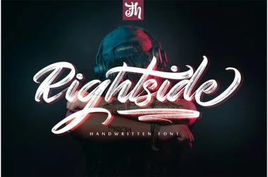 Rightside Font free download – Script And Handwritten font preview