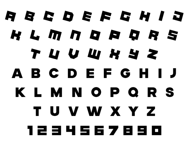 Roblox Font free download preview 1 – Display Fonts font