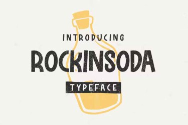 Rockinsoda Font free download – Display font preview