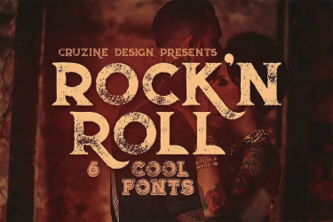 Rock’n Roll Font free download – Serif Fonts font preview