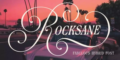 Rocksane Display Font Family free download – Decorative font preview