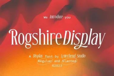 Roghsire – Display Font free download – Display Fonts preview