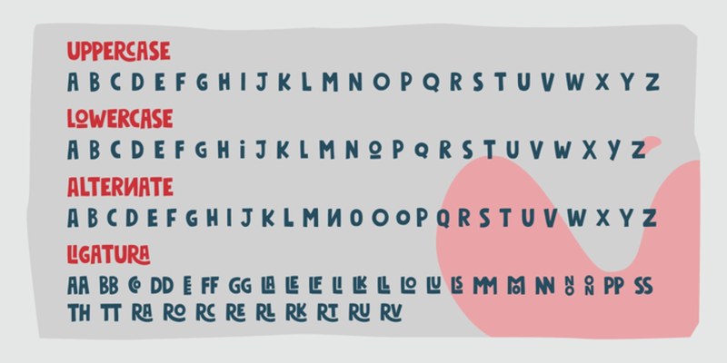Roniq Font free download preview 2 – Display Fonts font