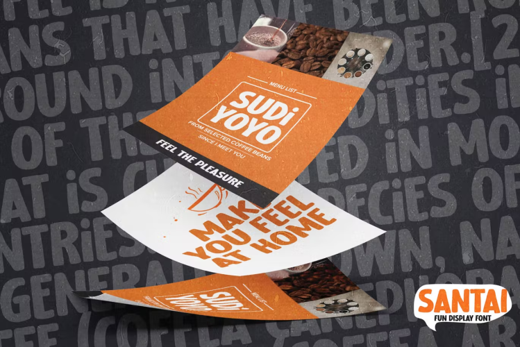 SANTAI Fun Display Font free download preview 1 – Sans Serif Fonts font
