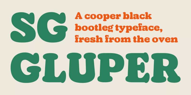 SG Gluper Font free download preview 11 – Display Fonts font