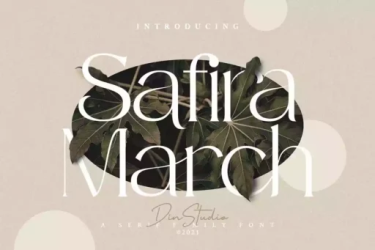 Safira March Font free download – Friendly font preview