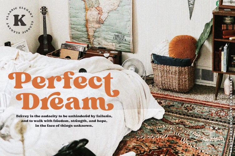 Sergio Trendy Font free download preview 4 – Serif Fonts font
