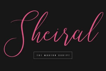 Sheiral Script Font free download – Sheiral Script Font font preview