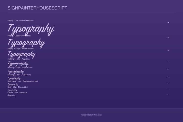 SignPainter Font free download preview 4 – Handwriting Fonts font