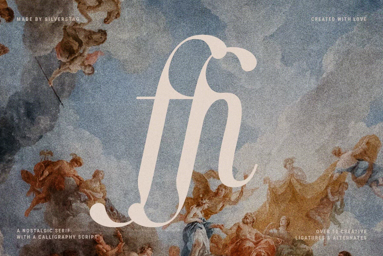 Silver Garden Font free download preview 3 – Serif Fonts font