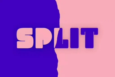 Split Font free download – Geometric font preview