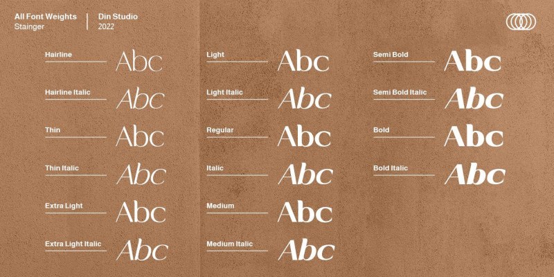 Stainger Font Family free download preview 7 – Serif Fonts font