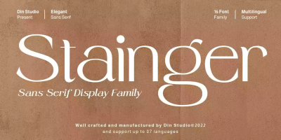 Stainger Font Family free download – Serif Fonts font preview