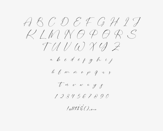 Stylish Aesthetic Font free download preview 1 – Script And Handwritten font