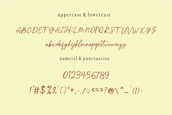 Sucillia Font free download preview 3 – Script And Handwritten font