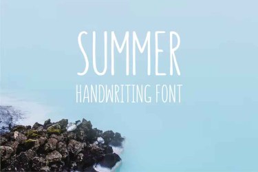 Summer Handwriting Font free download – Summer Handwriting Font font preview