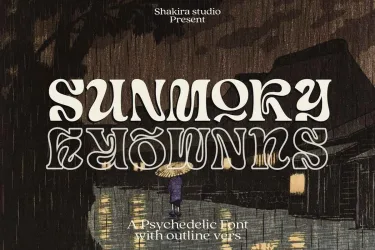 Sunmory – Serif Font free download – Display Fonts preview