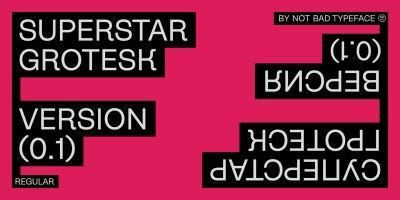 Superstar Grotesk Font free download – Free font preview