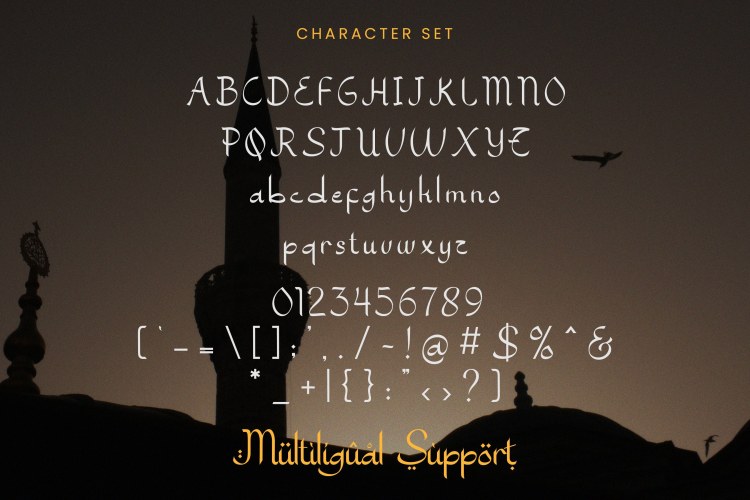 Syamsul – Arabic Style Font free download preview 4 – Display Fonts font