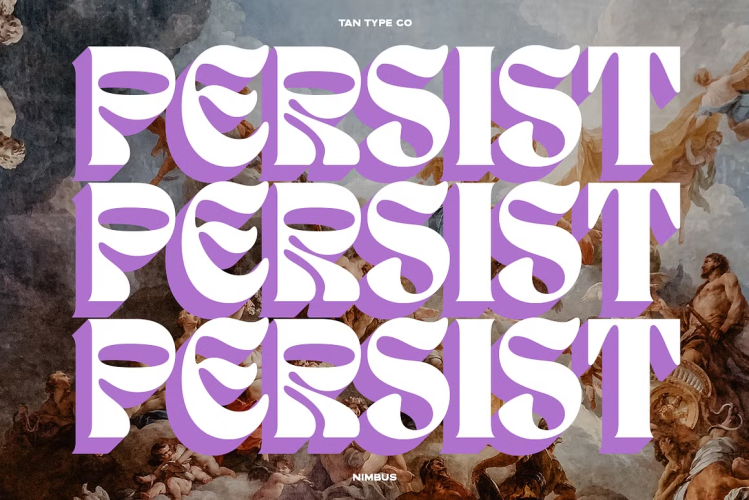 TAN NIMBUS Font free download preview 6 – Display Fonts font