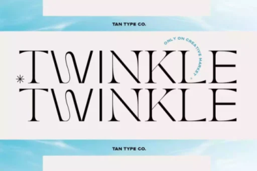 TAN TWINKLE Font free download – Serif Fonts font preview