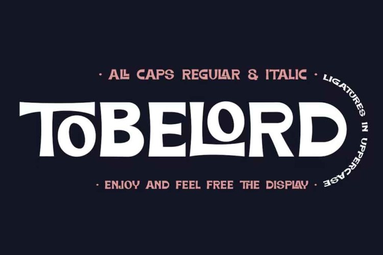 TOBELORD Font free download preview 4 – Sans Serif Fonts font