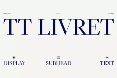 TT Livret Font free download – Contemporary font preview