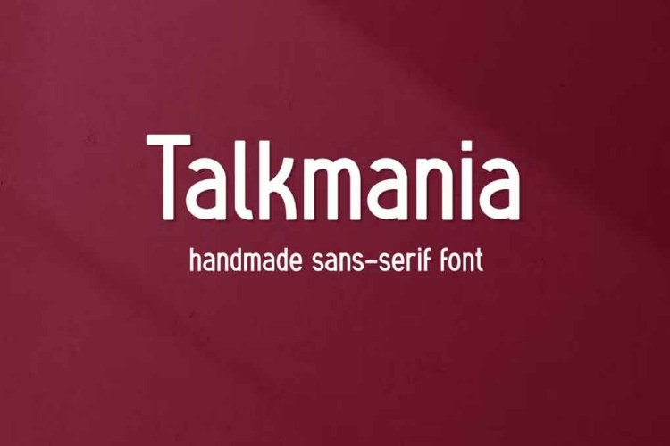 Talkmania Font free download preview 3 – Serif Fonts font