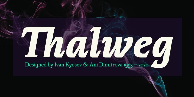 Thalweg Font Family free download preview 11 – Font Family font