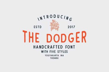 The Dodger Font free download – Sans Serif Fonts font preview