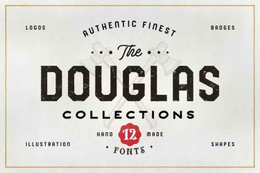 The Douglas Collections Font free download – Serif Fonts font preview