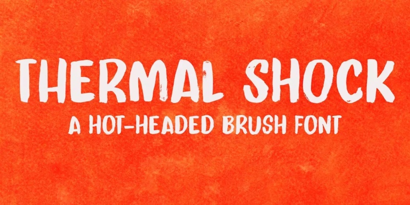 Thermal Shock Font Family free download preview 6 – Font Family font
