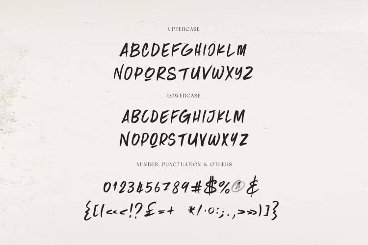 Tokyo Brush & SVG Font free download preview 3 – Brush Fonts font