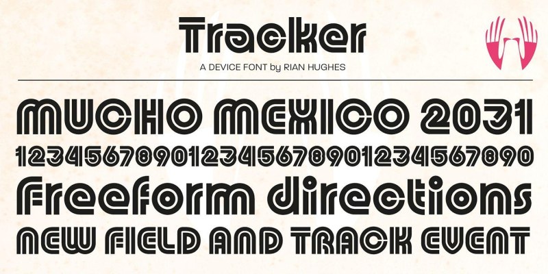Tracker Font free download preview 5 – Display Fonts font