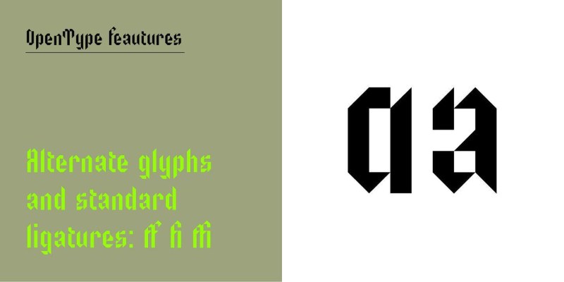 Trisquare Font free download preview 10 – Display Fonts font