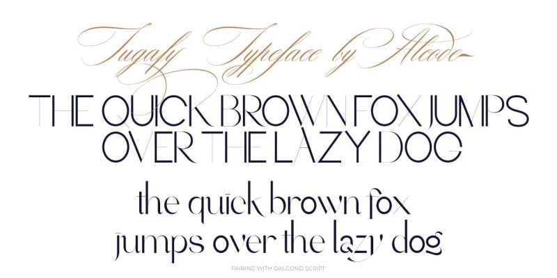 Tugafy Font free download preview 4 – Decorative Fonts font