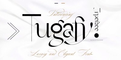 Tugafy Font free download – Decorative Fonts font preview