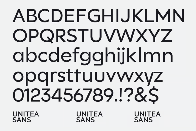 Unitea Font free download preview 5 – Sans Serif Fonts font